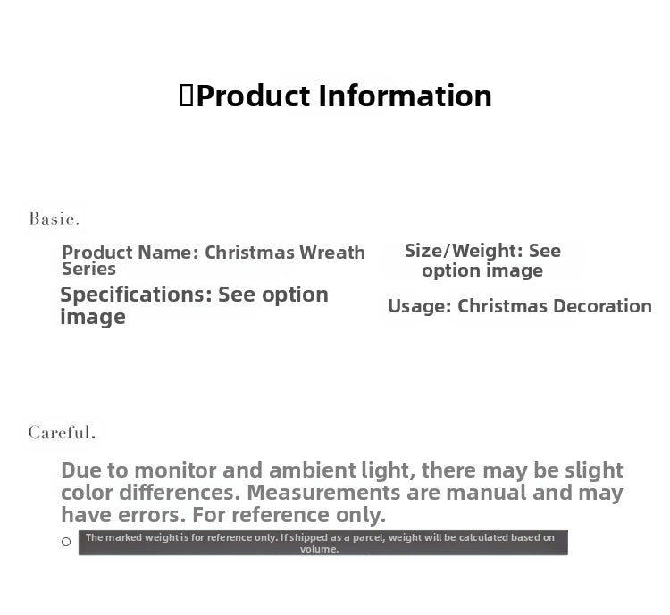 Christmas gift, Christmas wreath, door hanging-2