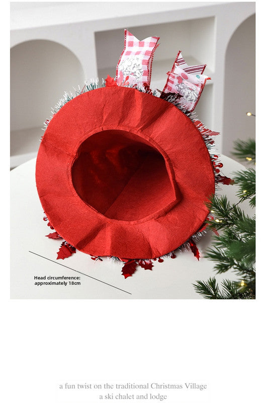 Christmas gift Christmas Hat Decorative Ornaments-4
